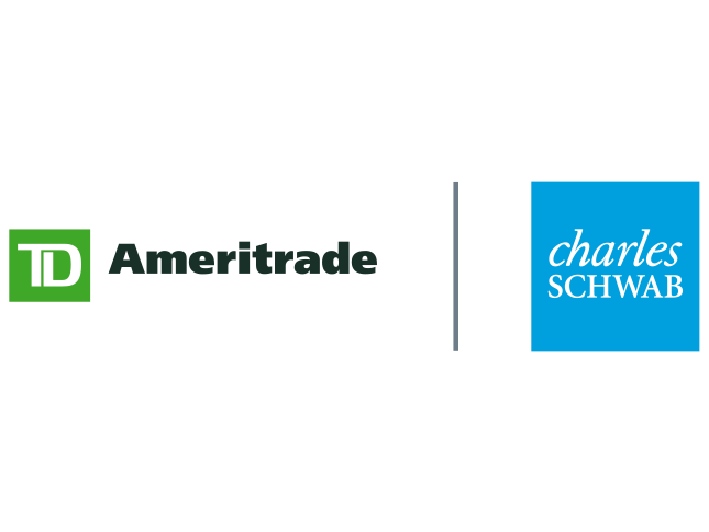 TD Ameritrade and Charles Schwab logos